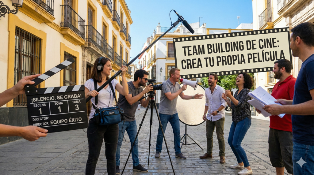 TEAM BUILDING PARA EMPRESAS CINE GRABAR SPOT O VIDEO