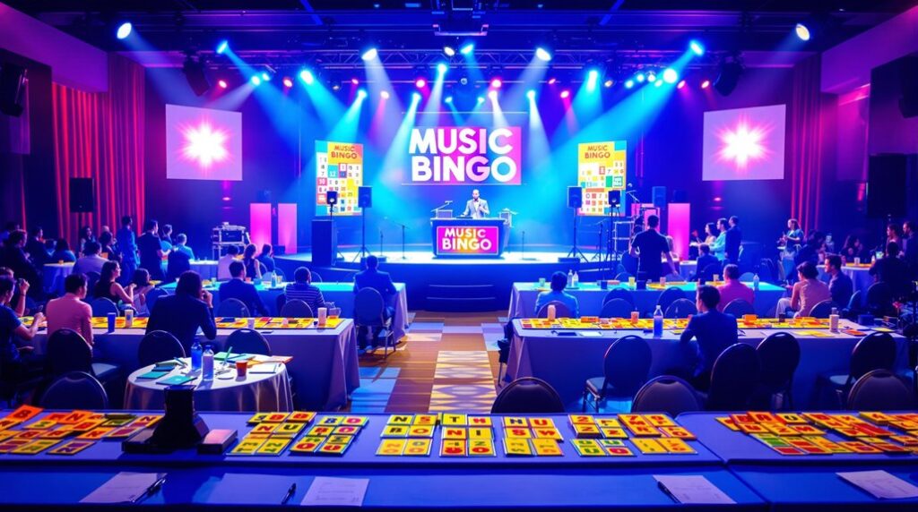 bingo musical team building